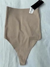 NEW TC Total Comfort Control High Waist Shaping Thong Warm Beige CV4734 Small