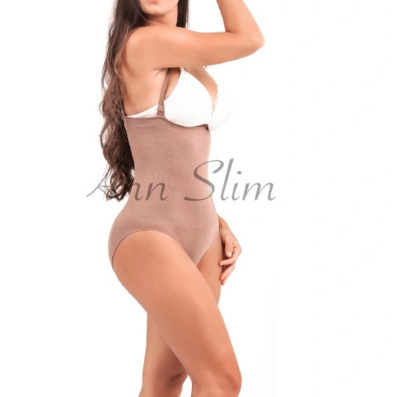 Fajas Colombianas Body Shaper Reductoras Levanta Cola Shapewear Ann Slim TJ03L8