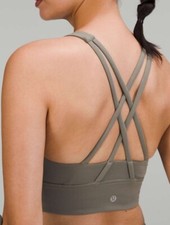 Lululemon Energy High-Neck Longline Sports Bra B  D Cups Rover size 6 NWT