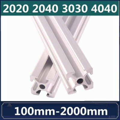 2/4/6/8Pcs Aluminium Alu Profil Aluprofil 20x20 30x30 40x40  Profil kompatibel