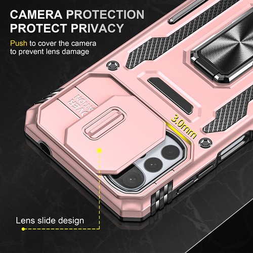 Funda magnética con soporte de anillo deslizante para cámara Moto G Stylus 5G 2022/Puro/G22 - Imagen 26 de 73