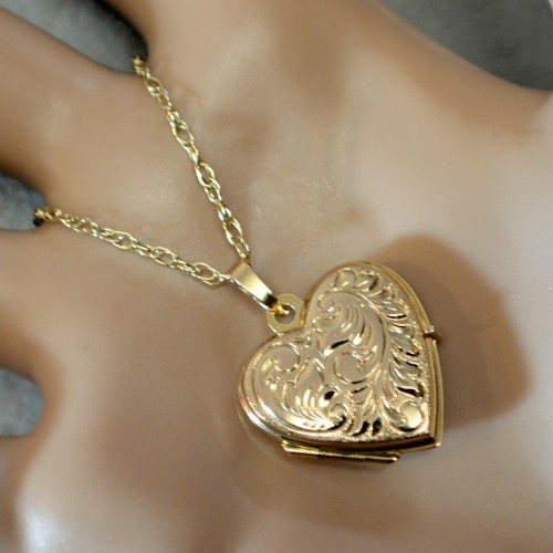 9ct gold second hand opening heart 