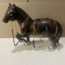 Vintage 50 s Laurain No. 3165 Shire Plastic Clydesdale Horse Hong Kong