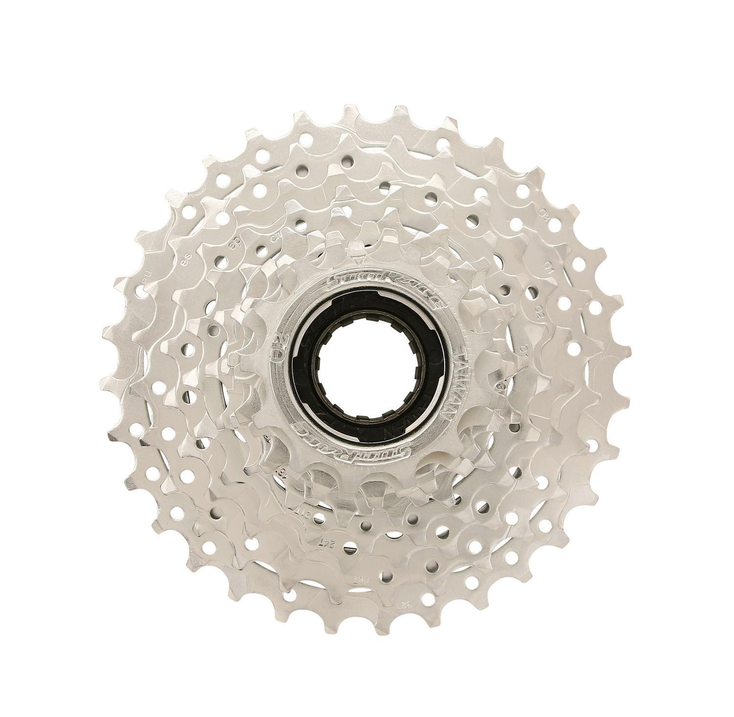 Roue libre 9 vitesses SunRace argent vélotaf et balades en vélo électrique