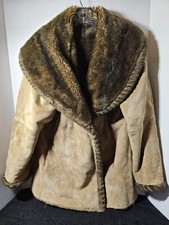 Vintage Leather Jacket Brown Suede Lnr By La Nouvelle Renaissance Size Medium