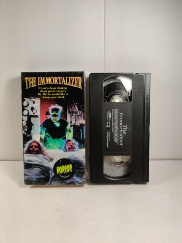 The Immortalizer VHS 1989 Vinegar Syndrome Horror Rare HTF Rare Classic Movie - Afbeelding 1 van 7