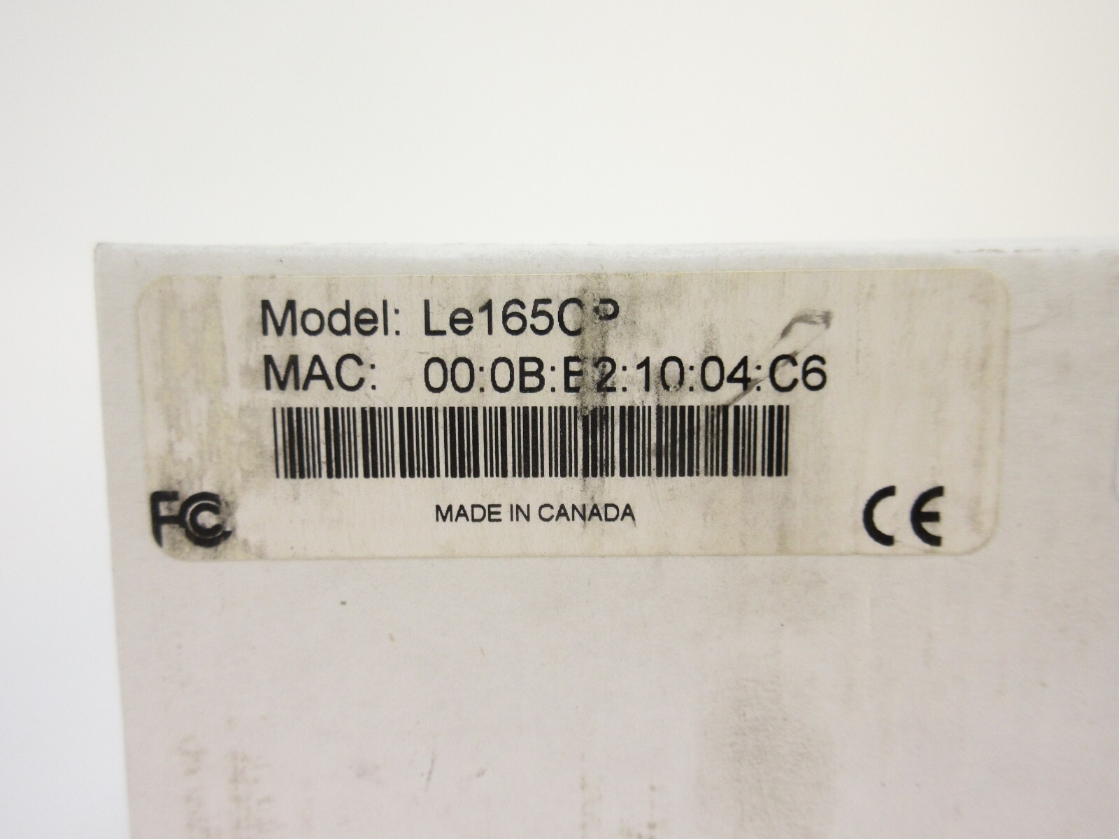 Lumenera Camera LE 165-CP / Le165CP 1.4 mp Progressive Scan HAD CCD Network