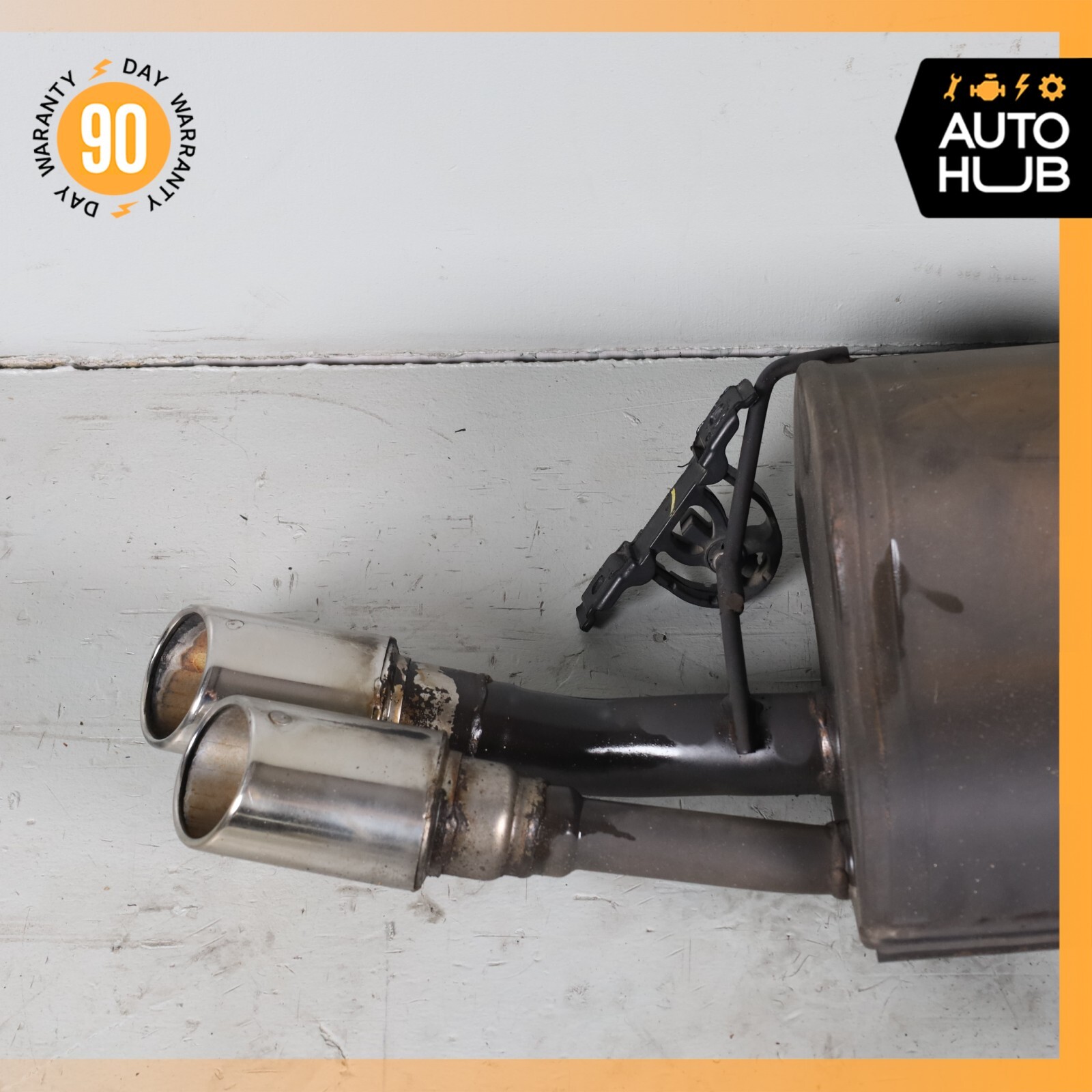 Maserati Quattroporte M139 Exhaust Mufflers Dual Tips Left & Right Side Set 74k