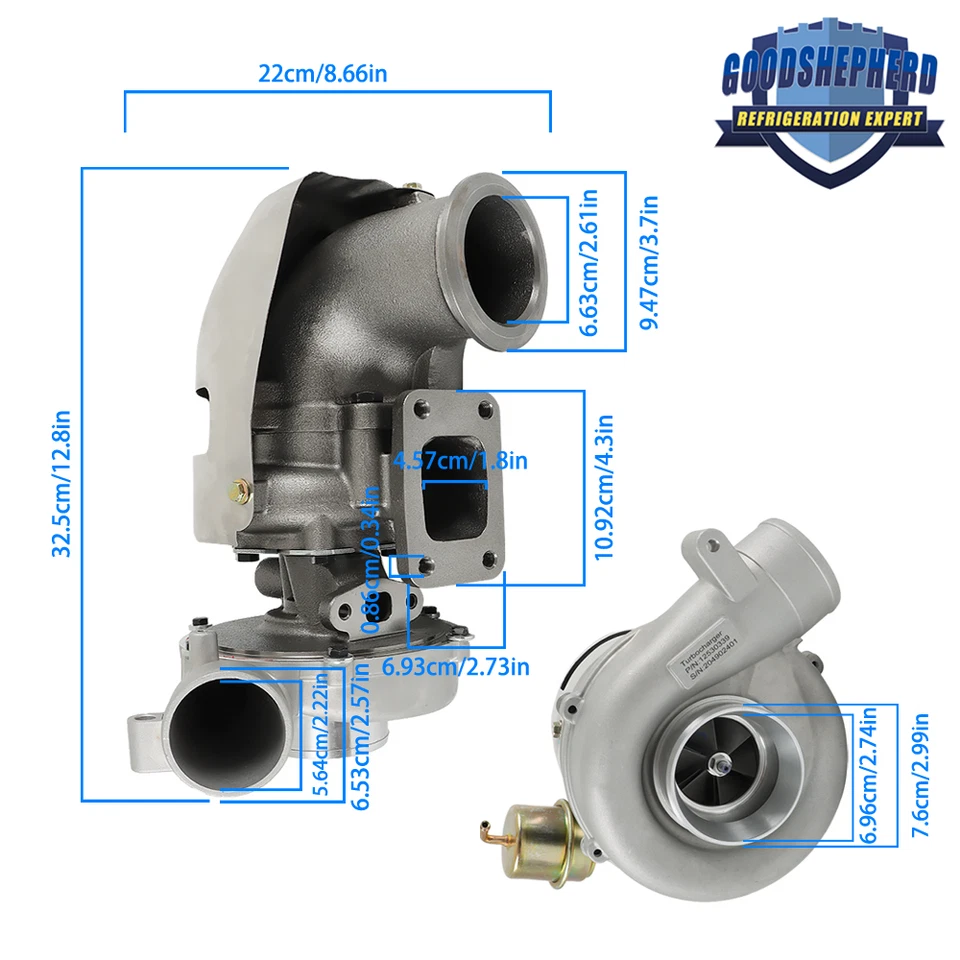Turbocompresor diésel 6,5 L para camioneta Chevy GMC GM5 GM8 97-02 12552738 Foto 4 de 4