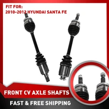 Pair Front Left Right CV Axles Shaft Assembly For Hyundai Santa Fe 2010-2012