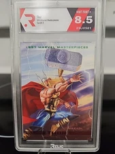 1993 Skybox Marvel Masterpieces Thor #3 Near Mint 8.5-Relic