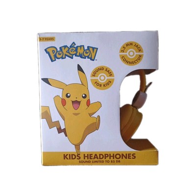 Pokemon Pikachu Kopfhörer max 85 DB for Kids Neu&Ovp
