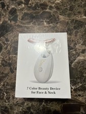 7 Color Facial Beauty Device For Face And Neck Care -New sealed Box