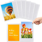 8-Pack 4x6 Photo Albums – 36 Pockets Per Book, Customizable Cover, Multicolor