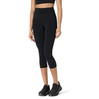 Damen Capri-Leggings Yoga Workout Taschen Hohe Taille Schwarz Xl