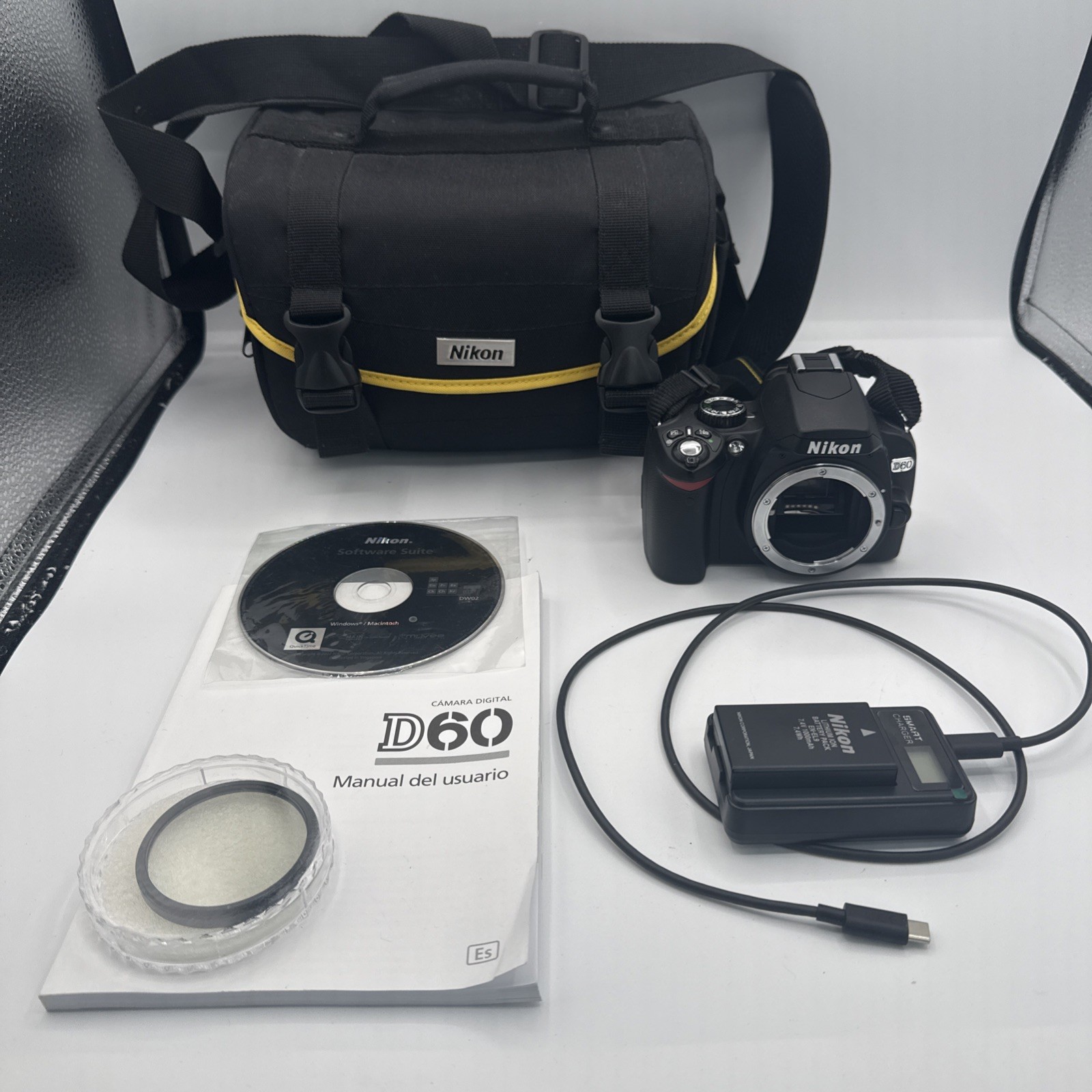 Nikon D60 vintage camera equipment - eBay listing photo 2