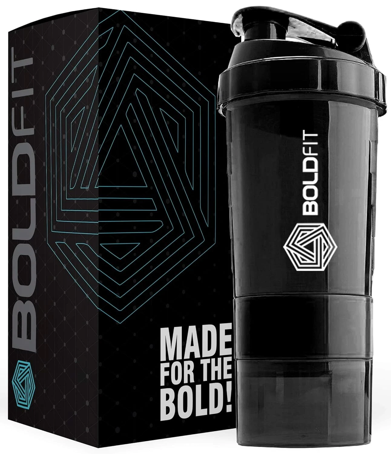 Boldfit Spider Gym Protein Shaker Bottle, 500ml Capacity
Opens in a new window or tab