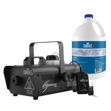 Chauvet DJ Hurricane 1000 Fog Machine w/ Wired  Wireless Remotes  Fluid