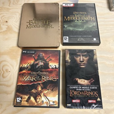 Der Herr der Ringe PC Spiele Konvolut Battle For Middle Earth 2 Sammler Stahl