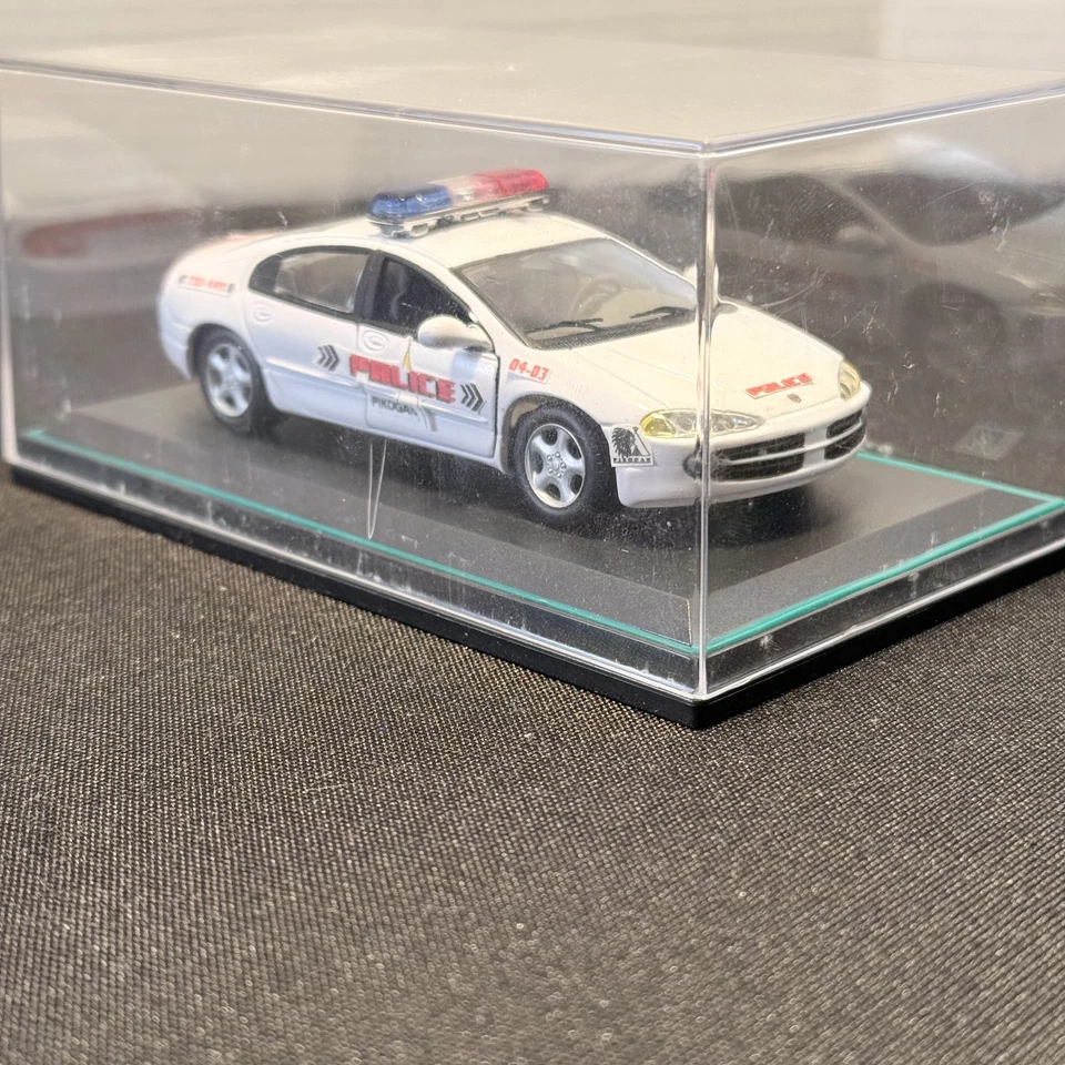 Calcomanías Pikogan blancas modelo diecast coche policía Dodge Intrepid escala 1/43 Foto 4 de 4
