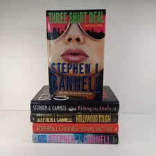 Lot Of 5- Stephen Canell Hardcover Books: Final Victim, Riding The Snake & More