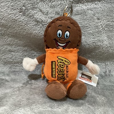 RARE - Reeses PB Cups Plush  Toy 8  Hershey s Choc World - With Zip Panel 