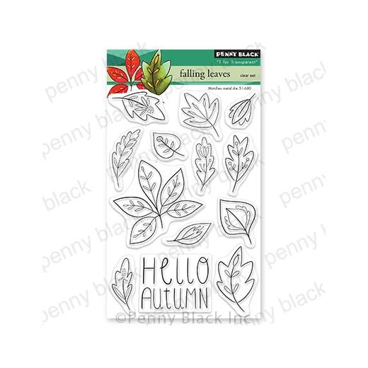 Penny Black Clear Stamps - Falling Leaves 30-716