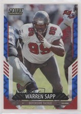 2021 Score Blue Explosion 8/20 Warren Sapp #19 HOF y0i