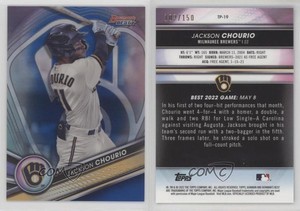 2022 Bowman's Best Top Prospects Blue Refractor /150 Jackson Chourio #TP-19