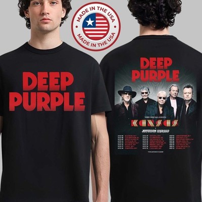 Deep Purple Summer North America Tour 2026 Schedule Dates T-Shirt
