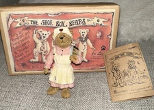 Shoebox Bears NURSE NANCY Resin Figurine 3263 - movable arms - NIB