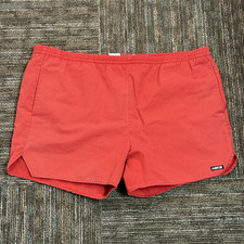 VTG 80s 90s Nike Grey Tag Shorts Mens Large Red Running 7 Inseam
