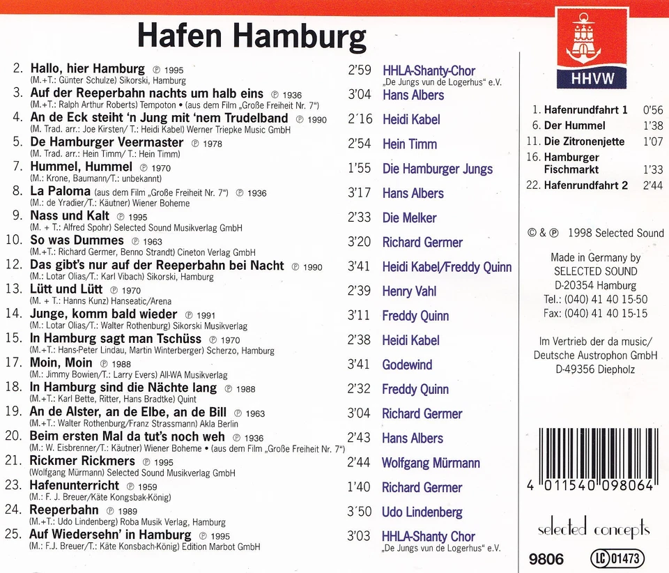 VARIOUS ARTISTS - CD - HAFEN HAMBURG - Das Original - Bild 2 von 2