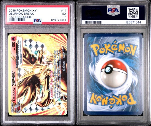 Delphox BREAK graded PSA 5 for sale on eBay