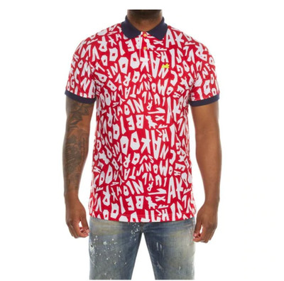 Akko Men's Short Sleeves Polo T-Shirt, Multi, Large