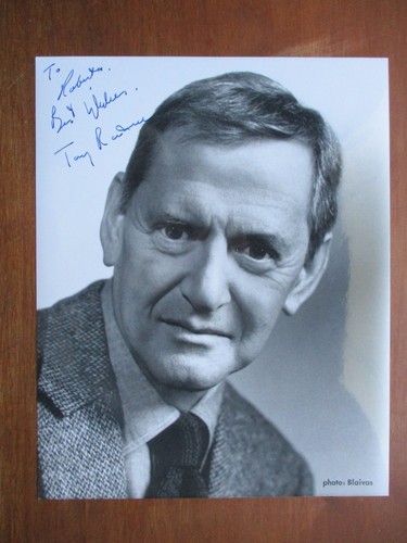 TONY RANDALL SIGNED (AUTOGRAPHED) BW PUBLICITY STILL NM