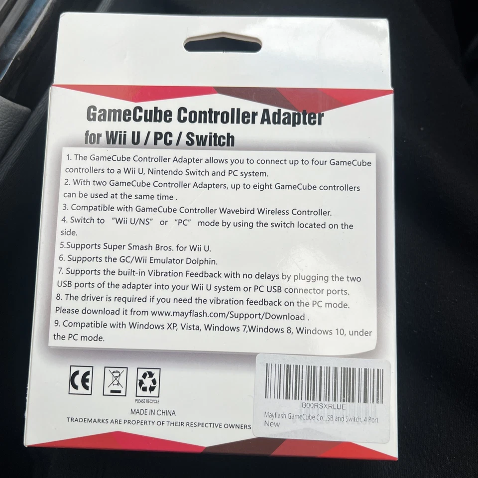 New Mayflash 4 Port Adapter GameCube Controller to Nintendo Switch, Wii U & PC  - Image 2 of 2