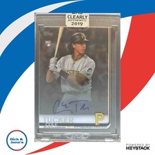 2019 Topps Clearly Authentic Cole Tucker #CAA-CT RC Auto Pittsburgh Pirates