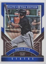2015 Panini Elite Extra Edition Status Blue Die-Cut 15/100 Austin Byler #73 0o6v