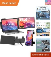 Laptop Screen Extender, 15.6" FHD 1080P Dual Monitor, Laptop Monitor Extender...