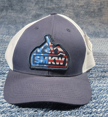 Smoke Mountain Knife Works Cap Navy/White Trucker Hat Mesh Back New With Tag