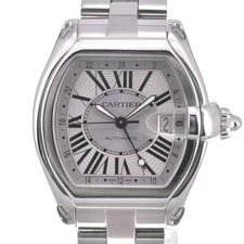 CARTIER Roadster XL W62032X6 Date Silver Dial Automatic Men's Watch K#142678