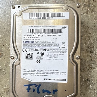 Samsung Spinpoint HD154UI 1,5TB 3,5'' SATA II 5400RPM 32MB Hot Swap