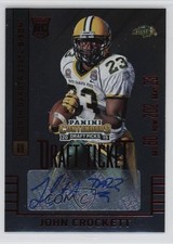 2015 Contenders Draft Picks College Ticket Red Foil John Crockett #255 Auto 05k6
