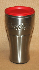Coca Cola COKE Drinking Travel Tumbler Cup Mug Insulated with Lid
