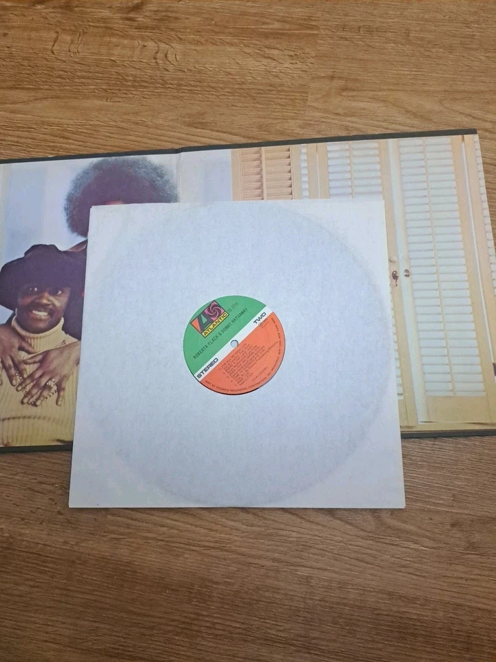 Vintage 1972 Roberta Flack & Donny Hathaway Vinyl 33RPM LP Atlantic Records Foto 4 de 4