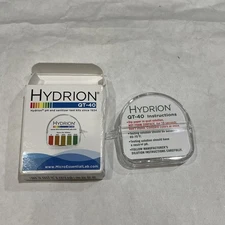 QT-40 Hydrion QUAT Quaternary SANITIZER Concentration Test Tape Roll 0-500ppm 27