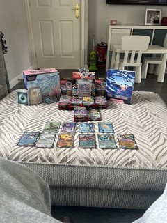 Pokemon Center Chaos Rising and Booster Box Bundle OpenHITS INCLUDED 95 packs