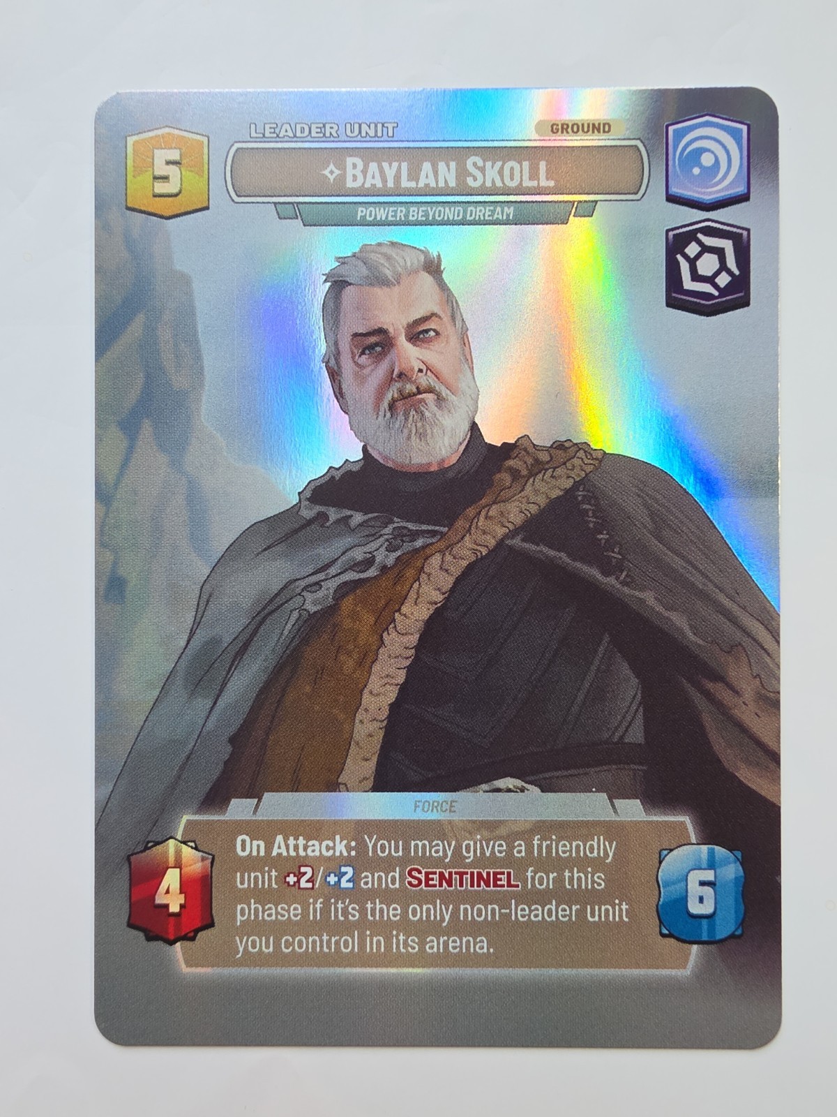 Star Wars Unlimited Ashes Of The Empire Baylan Skoll Showcase Leader