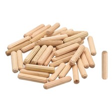 Wooden Dowel Pins 3/16"x 1" 5mm x 25mm Straight Dowel Rods Count 60
